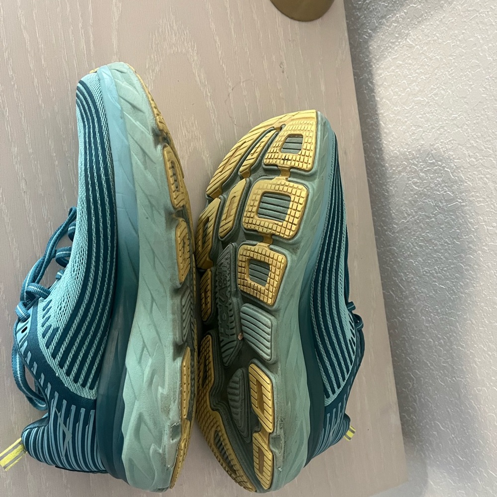 Hoka Teal Bondi 6 Athletic Shoes - Picture 5 of 6